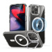 ESR Classic Hybrid Case with Stash Stand (HaloLock), Compatible with iPhone 15 Pro Max, Clear