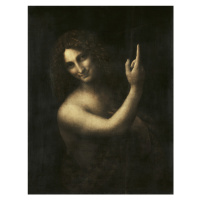 Obrazová reprodukce St. John the Baptist, 1513-16, Leonardo da Vinci, 30 × 40 cm