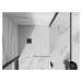 MEXEN/S Stone+ čtvercová sprchová vanička 100 x 100, bílá, mřížka černá 44101010-B