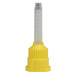 PURE míchací kratší žluté kanyly pro otiskovací materiály 1:1 (ø4,2mm), 50ks