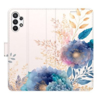 iSaprio flip pouzdro Ornamental Flowers 03 pro Samsung Galaxy A32 5G