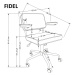 Kancelářská židle FIDEL,Kancelářská židle FIDEL