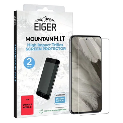 Ochranné sklo Eiger Mountain H.I.T SP 2 Pack for Google Pixel 8 Eiger Glass