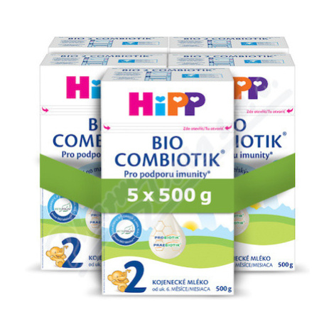 HiPP MLÉKO 2 BIO Combiotik 5x500g