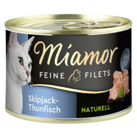 Miamor Feine Filets Naturelle, skipjack - tuňák, 156g plechovka 12 × 156 g