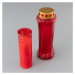 Nexos 85949 Smuteční svíčka, červená, 28 cm, 3 kusy