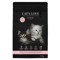 CAT'S LOVE granule Junior drůbeží 2 kg