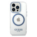 Guess GUHMP14LHTRMB hard silikonové pouzdro iPhone 14 PRO 6.1" blue Metal Outline Magsafe