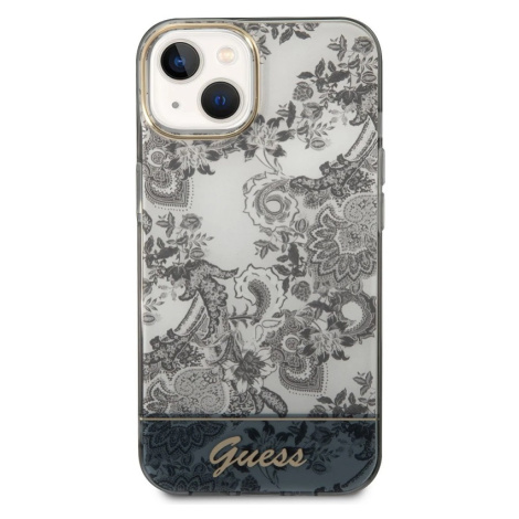 Pouzdro Guess PC/TPU Toile De Jouy iPhone 14 Plus šedé