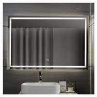 Aquamarin Koupelnové zrcadlo s LED osvětlením, 120 x 80 cm