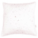 Cotton &amp; Sweets Saténově bavlněný polštář pudrově růžové skvrny 40x40cm