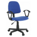 Tempo Kondela Kancelářská židle TAMSON - modrá / černá + kupón KONDELA10 na okamžitou slevu 3% (