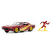 Autíčko DC Flash Chevy Camaro Jada kovové s otevíracími dveřmi a figurkou Flash délka 12,3 cm 1: