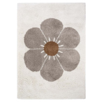 Světle šedo-krémový dětský koberec 120x170 cm Bohemian Daisy – Nattiot