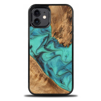 Bewood Unikátní Pouzdro pro iPhone 12 12 Pro tyrkysové