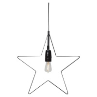 Černá světelná dekorace s vánočním motivem Orbit – Star Trading