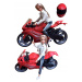 Lalka Na Motorce Závodník sportovní motorky Motor dárek pro holčičku