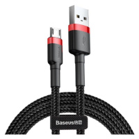 Kabel USB-Micro USB Baseus Cafule 2,4A 1m (červený/černý)