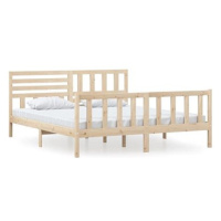 Rám postele masivní dřevo 180 × 200 cm Super King, 3101168