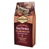 Carnilove Duck and Turkey Large Breed Cats – Muscles,Bones,Joints 6kg