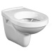 Wisa - Fix Set All In One White - splachovací nádržka, bílé tlačítko, závěsná wc mísa, izolace a