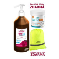 Vitar Veterinae Artivit sirup 1000ml Denton 100g batůžek