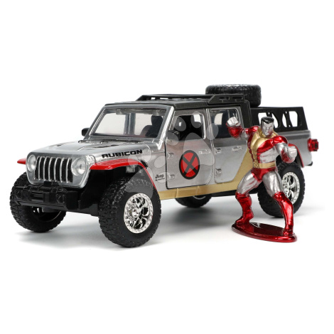 Autíčko Marvel X-Men 2020 Jeep Gladiator Jada kovové s otevíratelnými dveřmi a figurkou Colossus