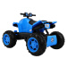 mamido Dětská elektrická čtyřkolka Sport Run 4x4 modrá