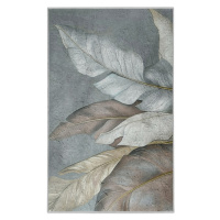 Zeleno-šedý pratelný koberec 160x230 cm Dusty Leaves – Mila Home