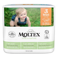 Moltex Pure&Nature 3 Midi plenk.kalhot.4-9kg 33ks