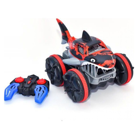 RC obojživelné auto žralok červený