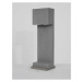 NOVA LUCE venkovní sloupkové svítidlo GRANTE šedý beton a hliník GU10 2x10W 100-240V bez žárovky