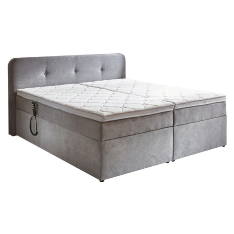 Livetastic POSTEL BOXSPRING cm, světle šedá