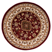 Červený kulatý koberec 133x133 cm Sherbone – Flair Rugs