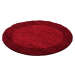 Ayyildiz koberce Kusový koberec Life Shaggy 1503 red kruh Rozměry koberců: 120x120 (průměr) kruh