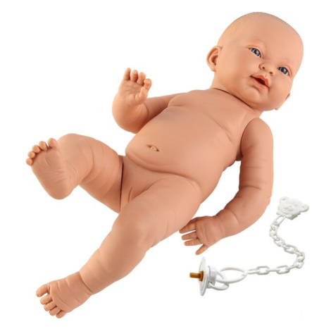 LLORENS - 45002 NEW BORN DÍVKO - realistické miminko s celovinylovým tělem