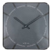 Designové nástěnné hodiny 3173 Nextime Michael Dome Grey 35cm