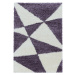 Ayyildiz koberce Kusový koberec Tango Shaggy 3101 lila - 240x340 cm