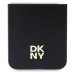 Zadní kryt DKNY PU Leather Stack Logo pro Samsung Galaxy Z Flip6, černá