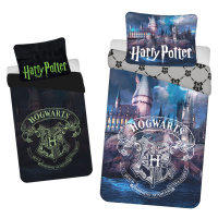 Jerry Fabrics Bavlněné povlečení se svítícím efektem 140x200 + 70x90 cm - Harry Potter 