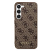 Kryt Guess GUHCS24MG4GFBR S24+ S926 brown hard case 4G Metal Gold Logo (GUHCS24MG4GFBR)