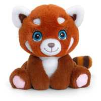 KEEL TOYS - SE1537 Keeleco Panda červená  - eko plyšová hračka 16 cm