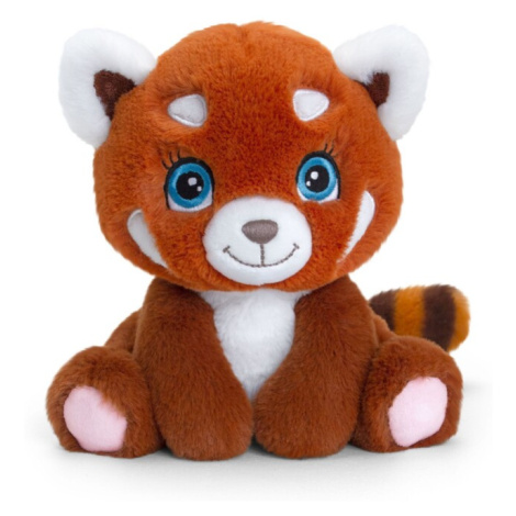 KEEL TOYS - SE1537 Keeleco Panda červená  - eko plyšová hračka 16 cm
