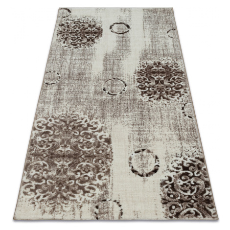 Dywany Lusczow Kusový koberec FLORYA Zeda béžovo-krémový