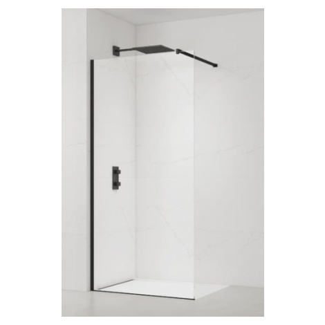 Sprchová zástěna Walk-in 150 cm SAT černá SATBWI150PRC