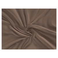 Kvalitex Saténové prostěradlo LUXURY COLLECTION 80x200cm  tm hnědé / čokoládové