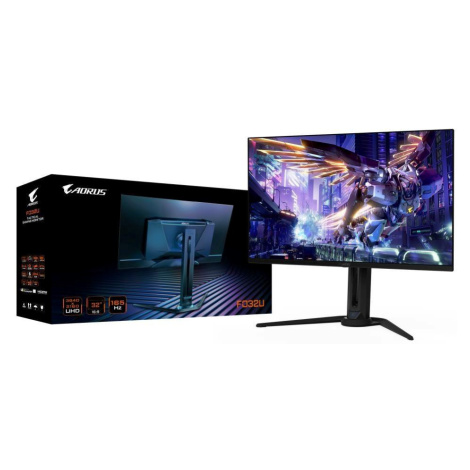 GIGABYTE LCD - 32" Gaming monitor AORUS FO32U, OLED, 3840 x 2160 UHD, 165Hz, 1.5M:1, 250cd/m2, 0