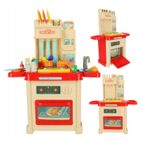 Dětská kuchyňka hračkářská trouba hořáky světla vybavení