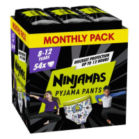 PAMPERS Kalhotky plenkové Ninjamas Pyjama Pants Kosmické lodě, 54 ks, 8 let, 27kg-43kg