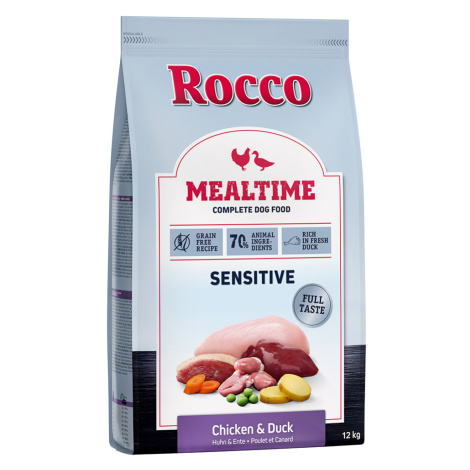 Rocco Mealtime Sensitive kuřecí a kachní - 12 kg